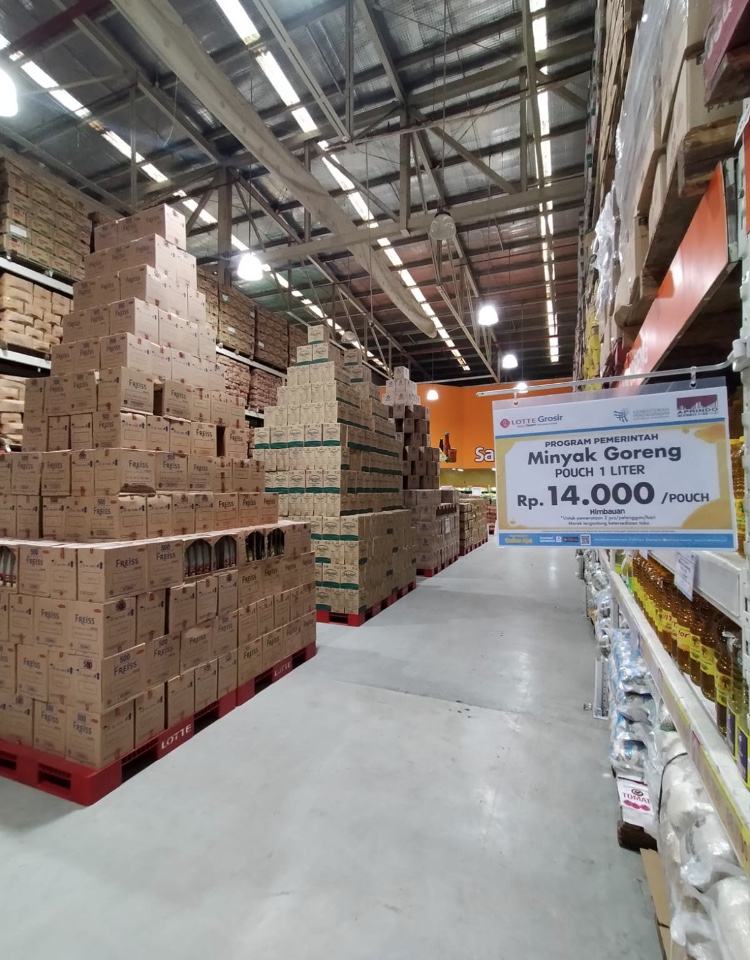LOTTE Grosir Dukung Pemerintah terkait Kesetaraan Harga Minyak Goreng